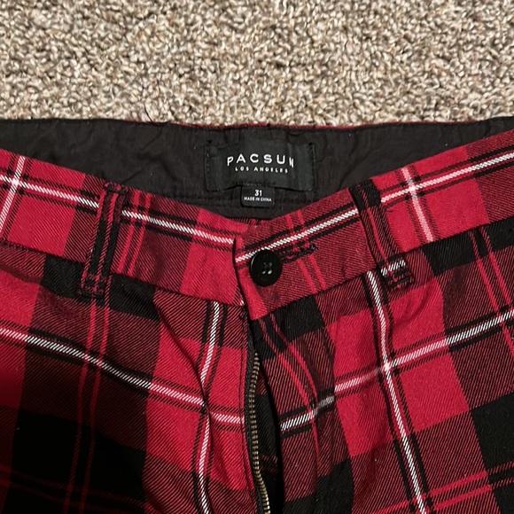 Plaid pacsun pants size 31 - Picture 3 of 4
